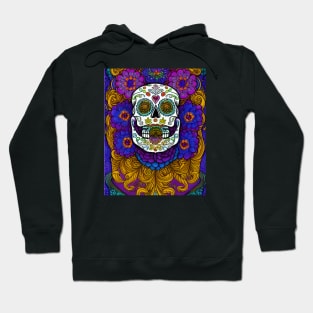 Captivating Sugar Skull Art Hoodie